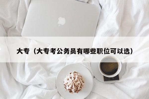 大专（大专考公务员有哪些职位可以选）